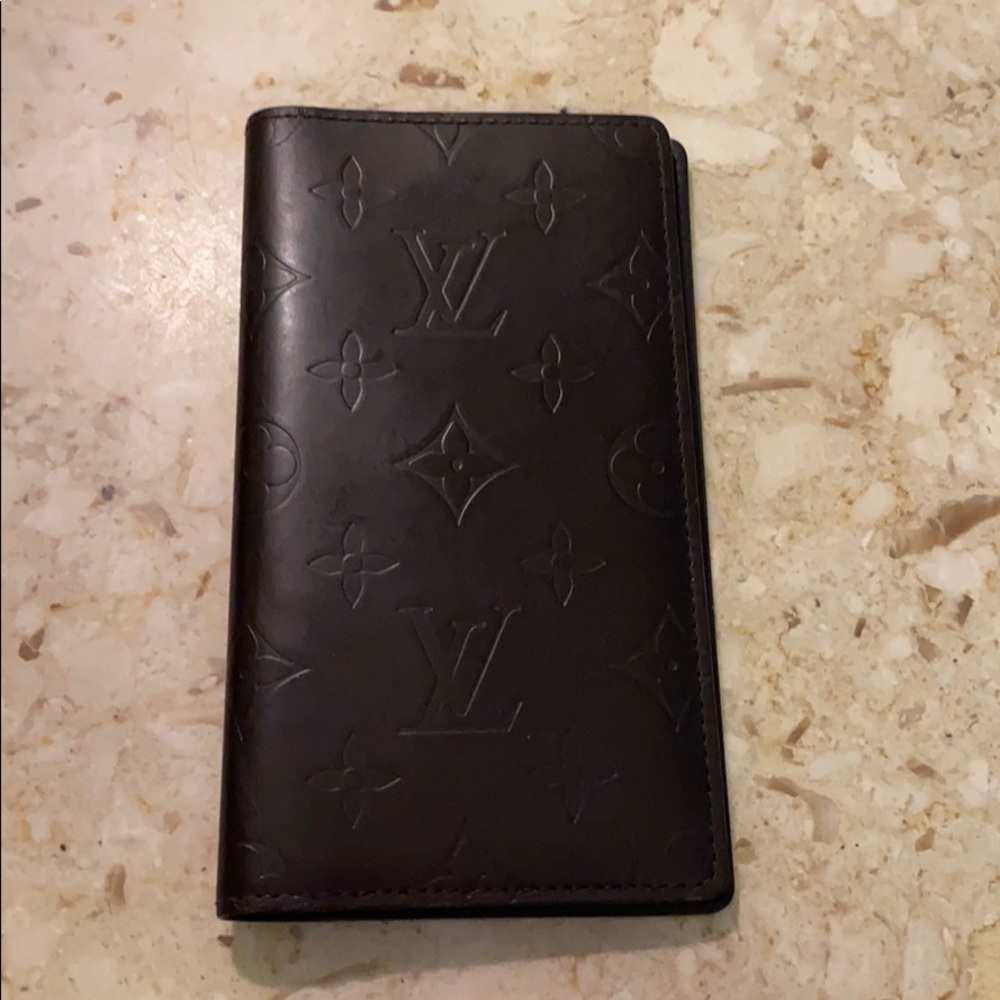 Vintage Louis Vuitton matte brown Repertoire